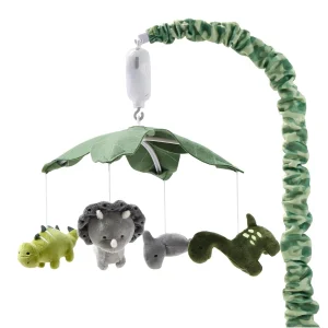 Grey Green Camo Dinosaur Crib Mobile