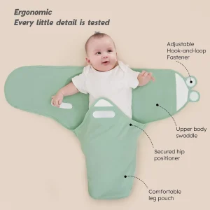 Three sets of newborn swaddle blankets and hats.