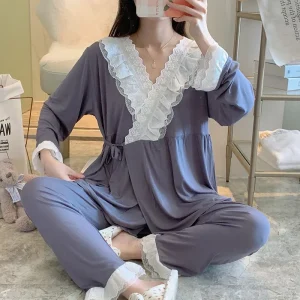 Maternity Pajamas Sets for Women Pregnant at Home and Hospital Visit