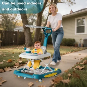 4 in 1 Folding Activity Walker With Music Toys
