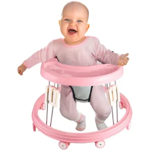 Anti-Rollover Walker with Brake Design,